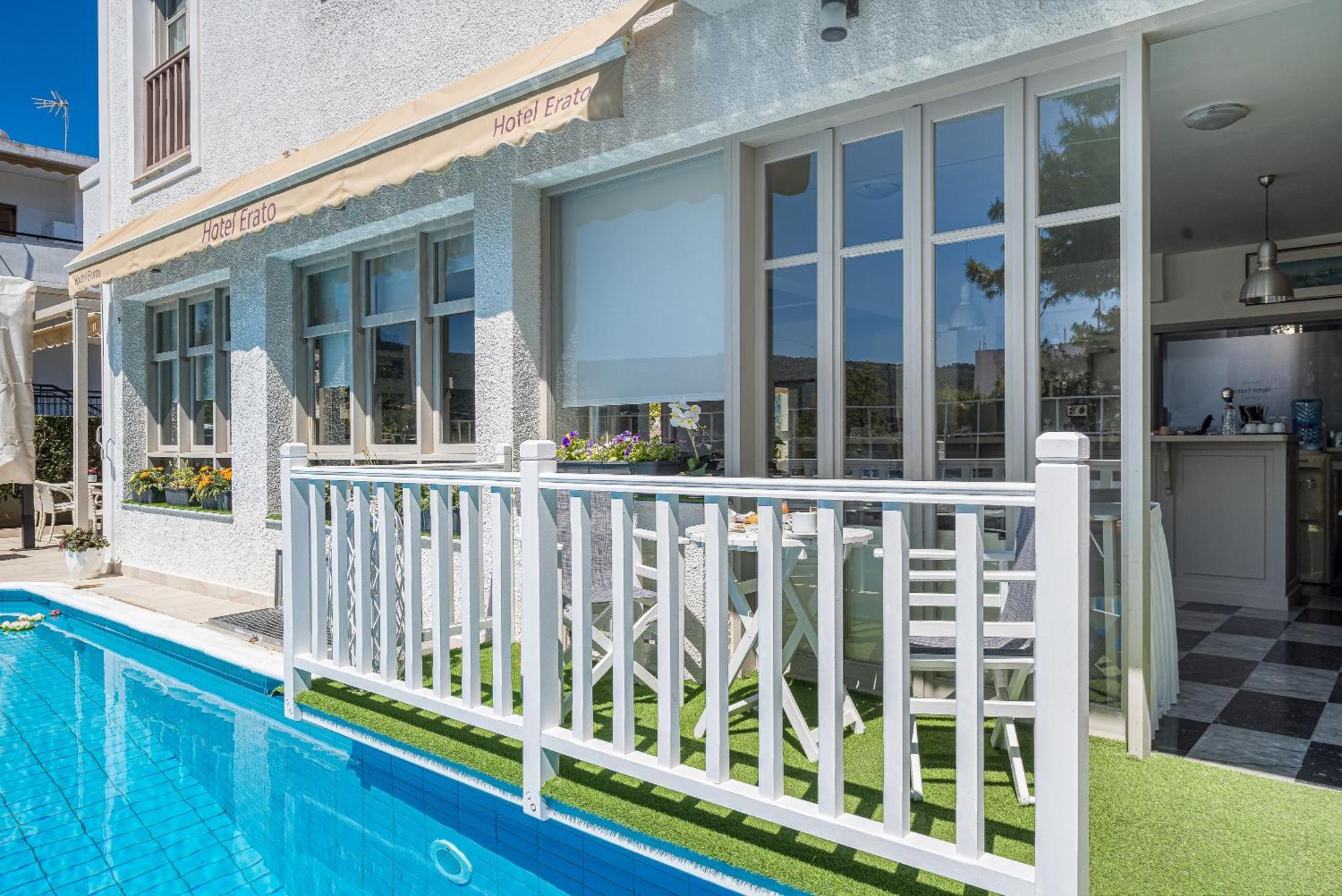 Erato Hotel Agia Marina  المظهر الخارجي الصورة