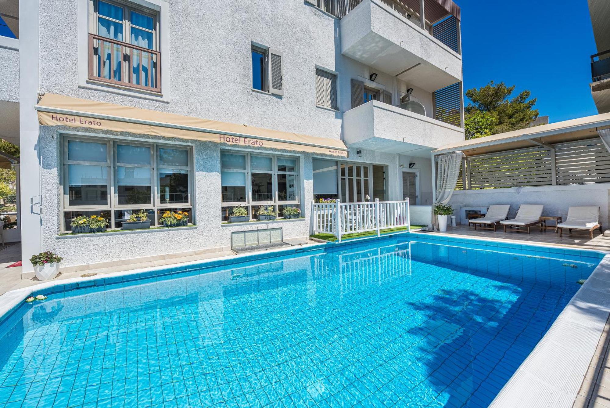 Erato Hotel Agia Marina  المظهر الخارجي الصورة